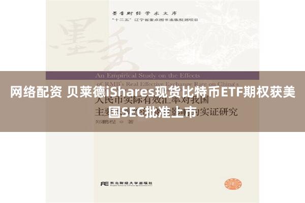 网络配资 贝莱德iShares现货比特币ETF期权获美国SEC批准上市