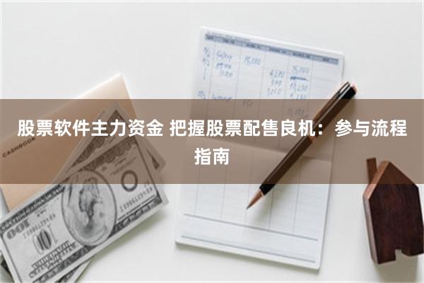 股票软件主力资金 把握股票配售良机：参与流程指南