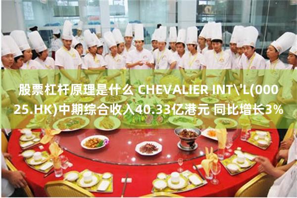 股票杠杆原理是什么 CHEVALIER INT'L(00025.HK)中期综合收入40.33亿港元 同比增长3%